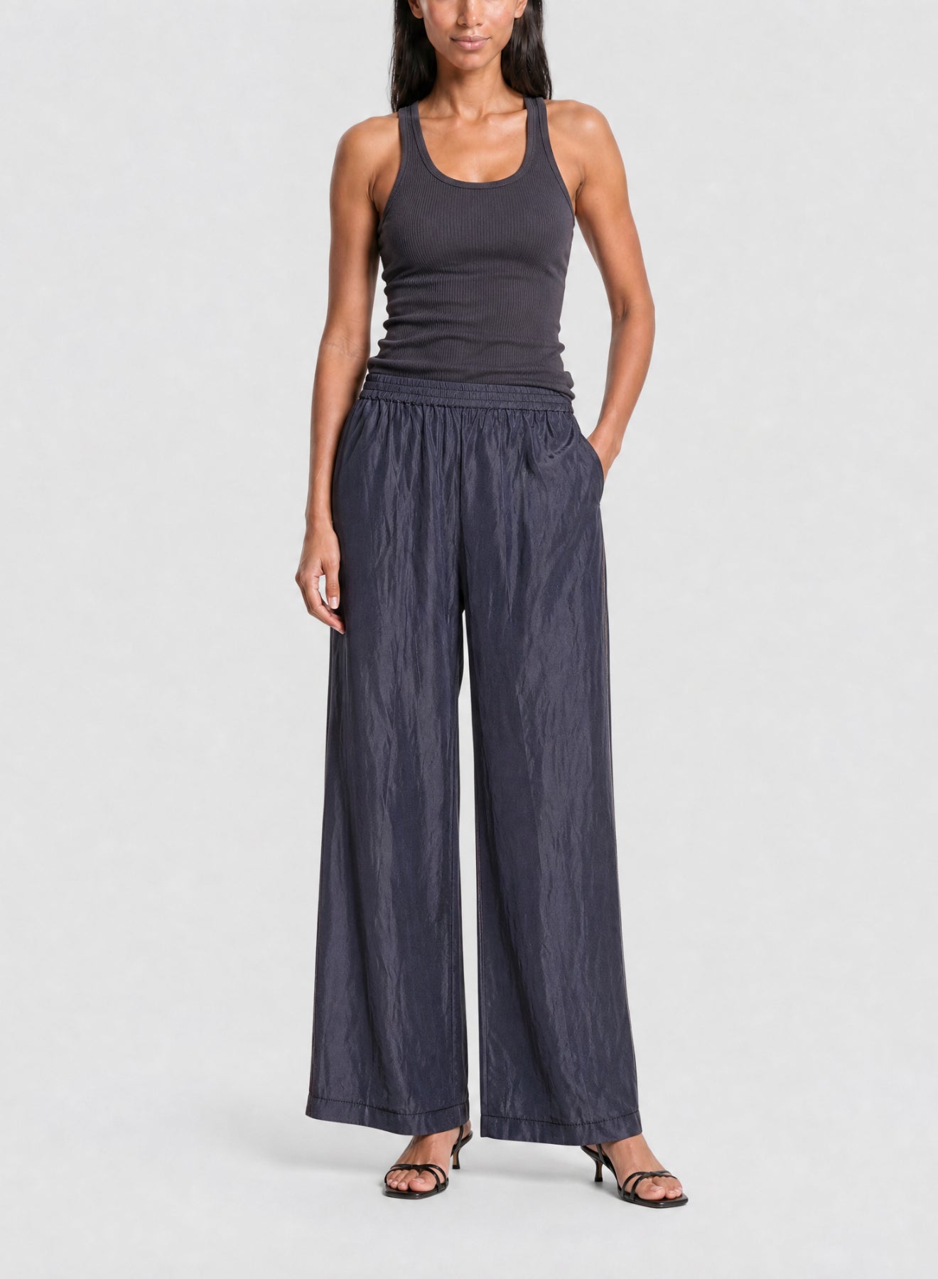 Pantalon palazzo - Ombra