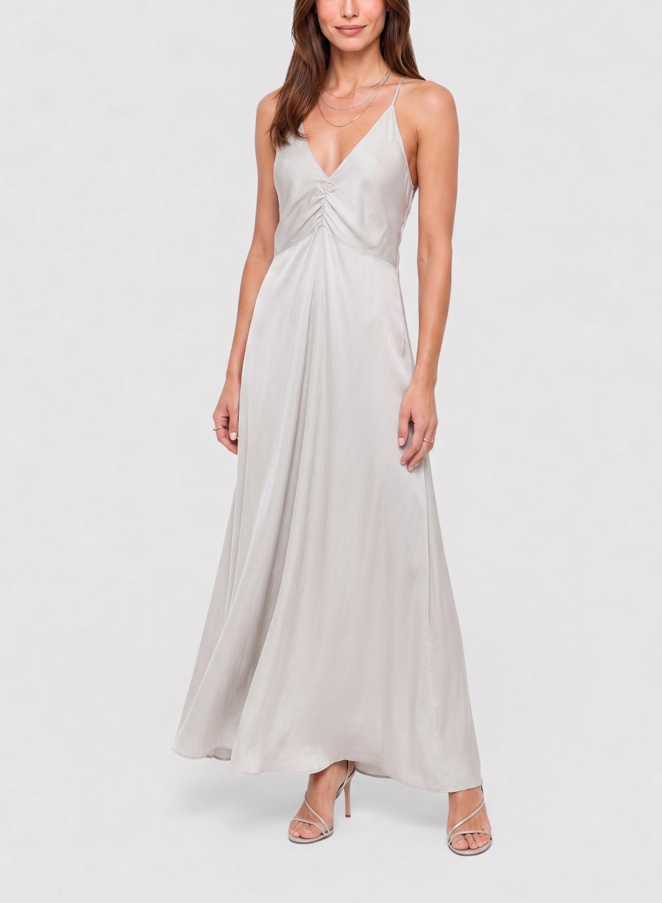 Robe nuisette en soie - Madreperla