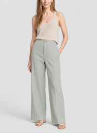 Pantalon taille haute en coton - Lichene