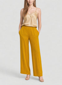 Pantalon de smoking en satin - Ambra