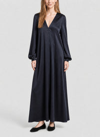 Robe en soie avec ceinture - Notte