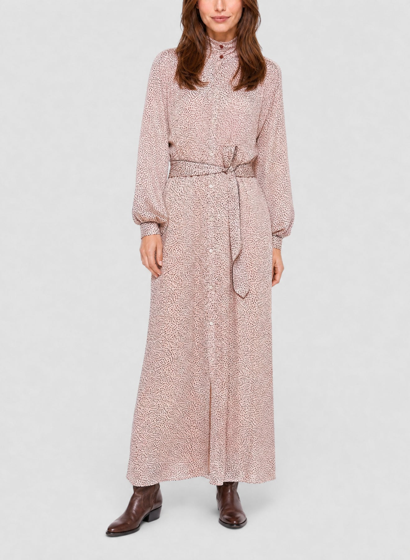 Robe à imprimé Les Petits Pois - Rubis