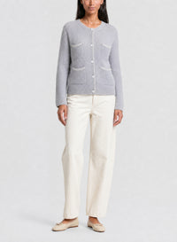 Cardigan Chanel en laine - Nebbiolina