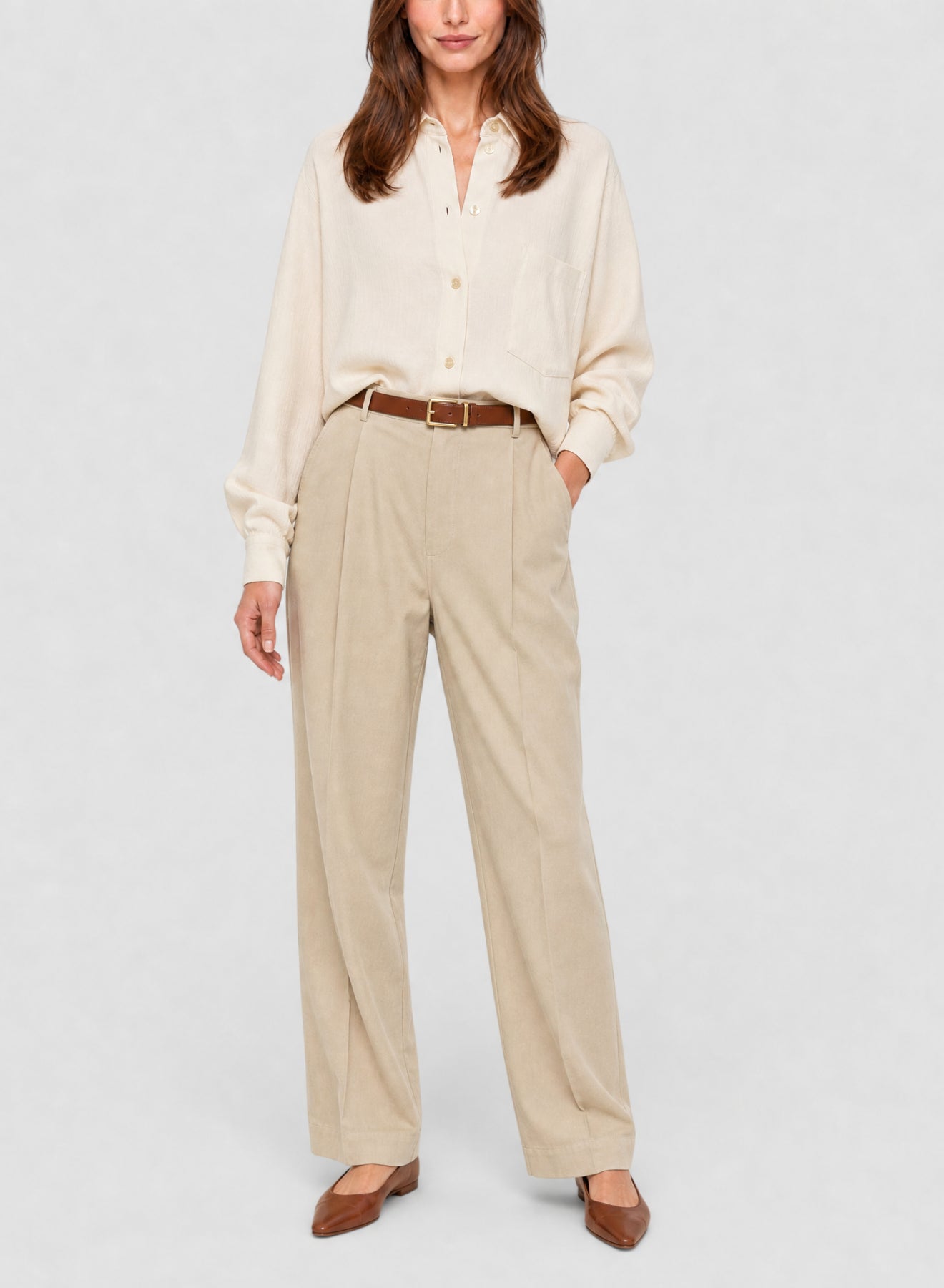 Chemise en toile fluide - Borotalco