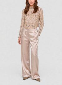 Chemise brodée Perles Enchantées - Rosegold