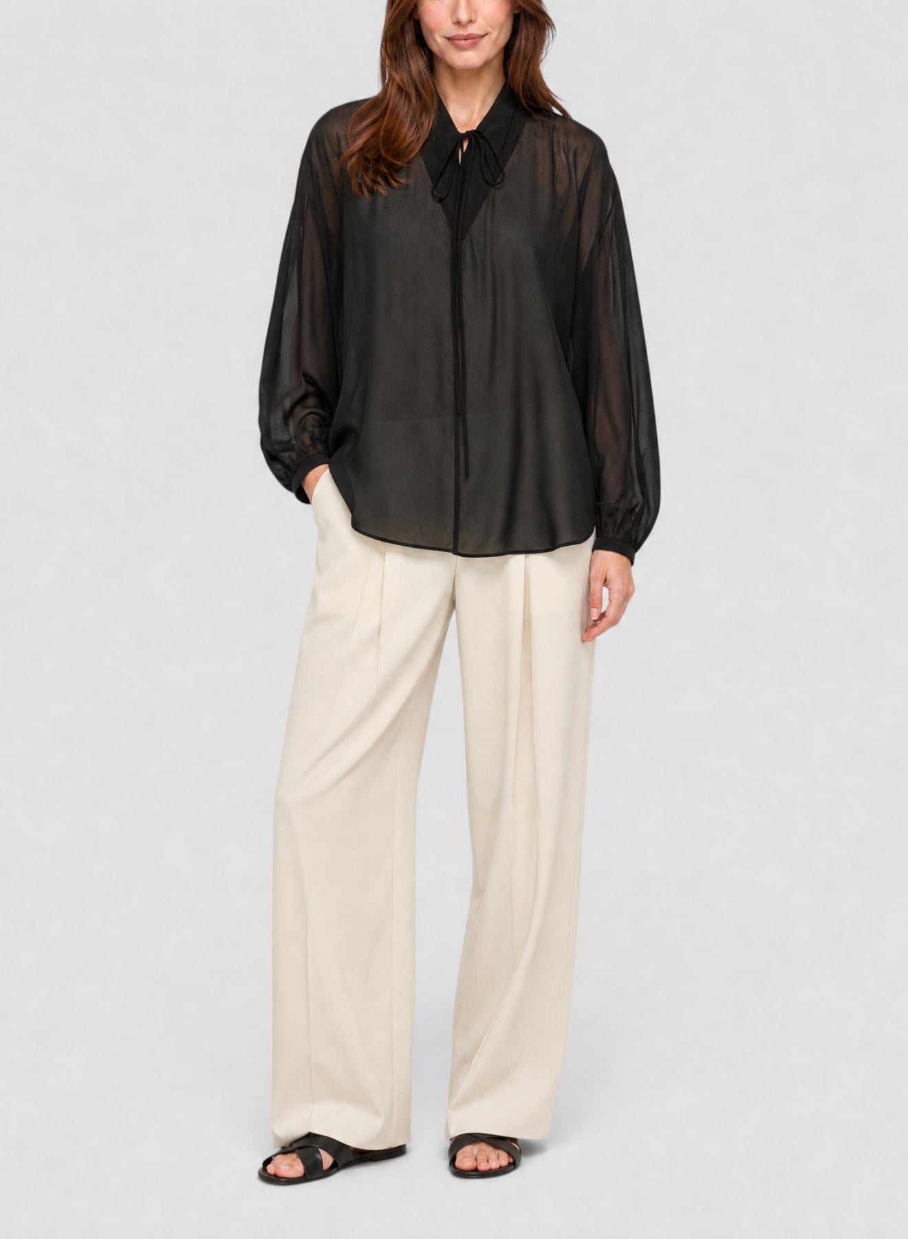 Chemise oversize - Noir