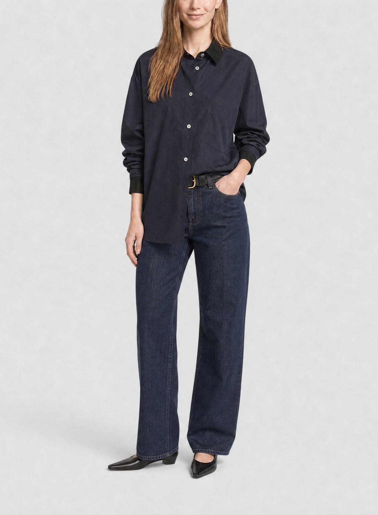 Chemise oversize et cravate - Notte