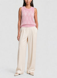 Gilet en dentelle de laine - Camelia