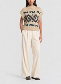 Gilet Attica en laine - Honey