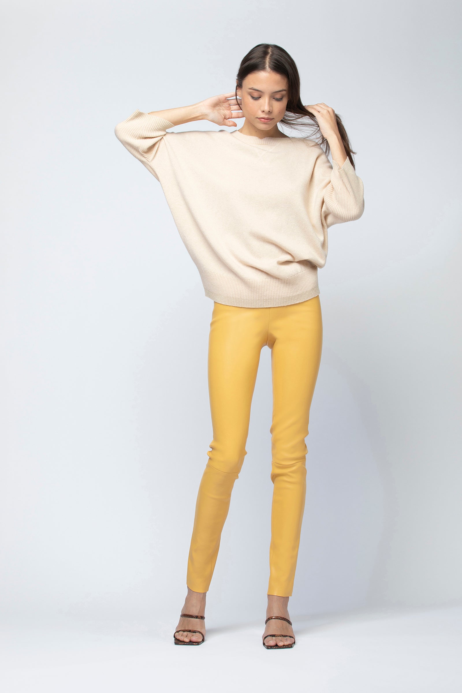 1 QTY NEW LEGGING CUIR STRETCH