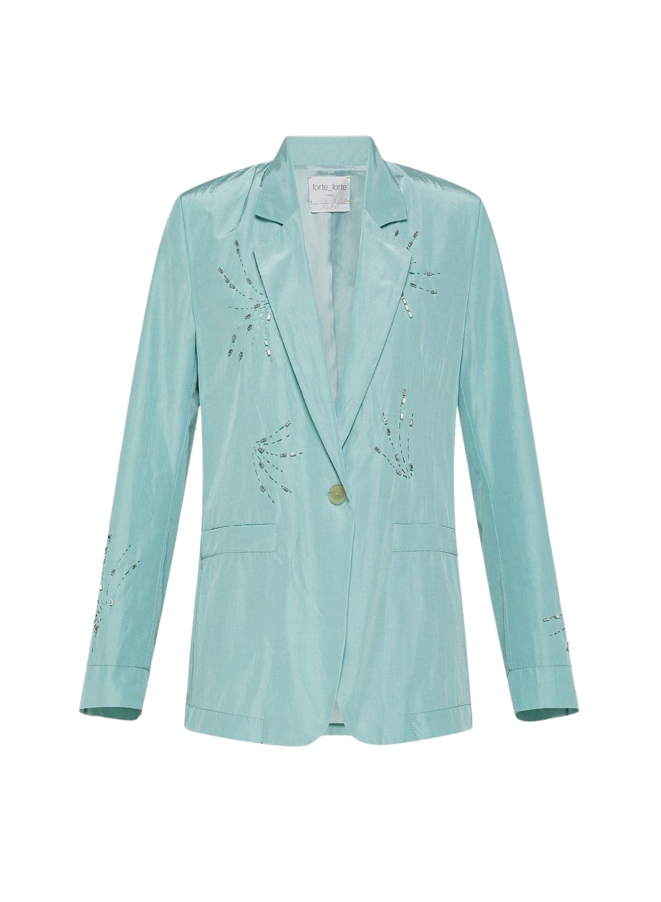 Veste boxy brodée - Aquatic