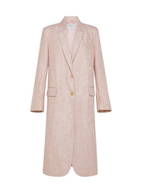 Manteau coupe droite en lin - Petalo