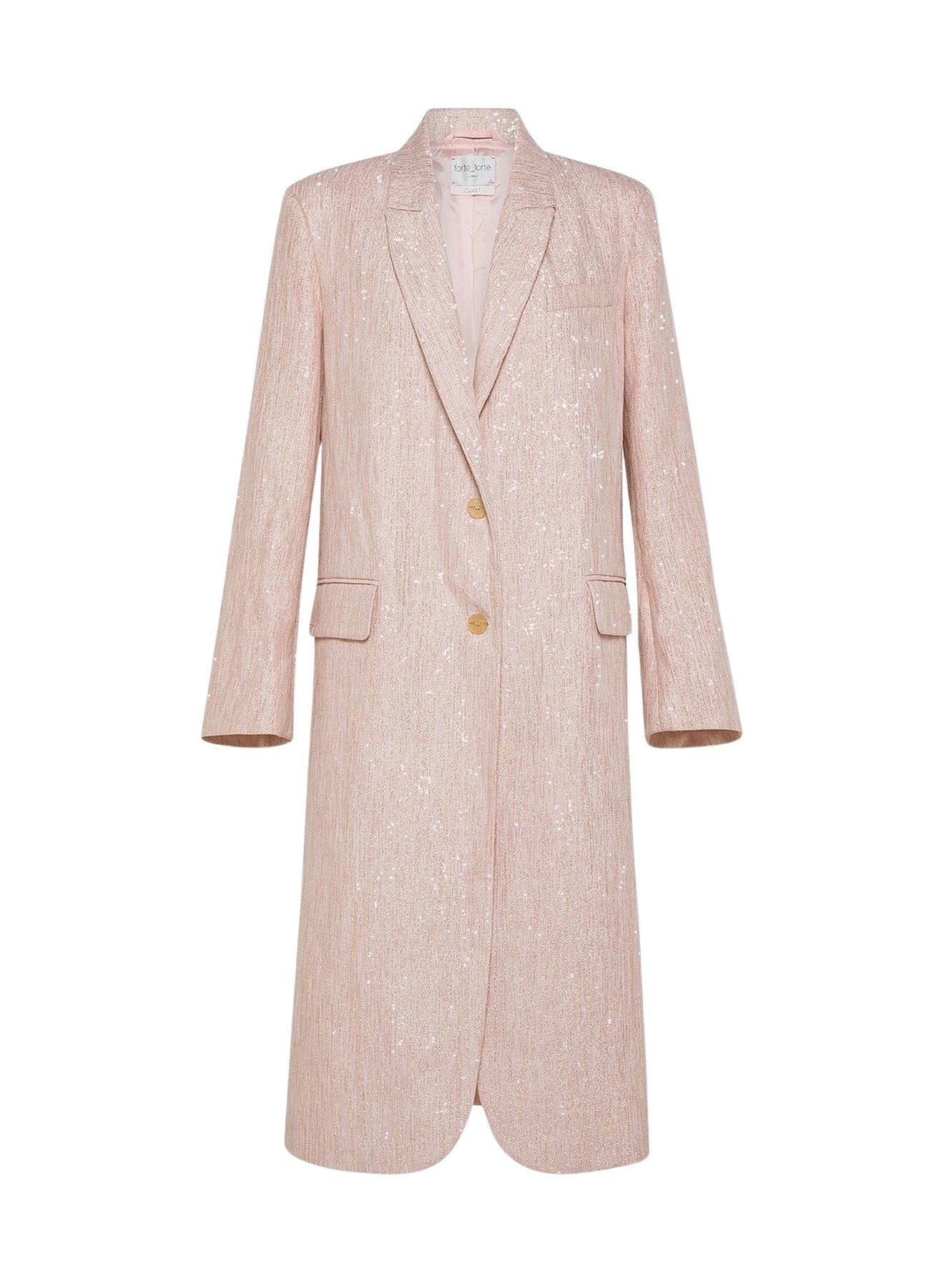 Manteau coupe droite en lin - Petalo