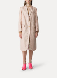 Manteau coupe droite en lin - Petalo