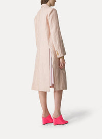Manteau coupe droite en lin - Petalo