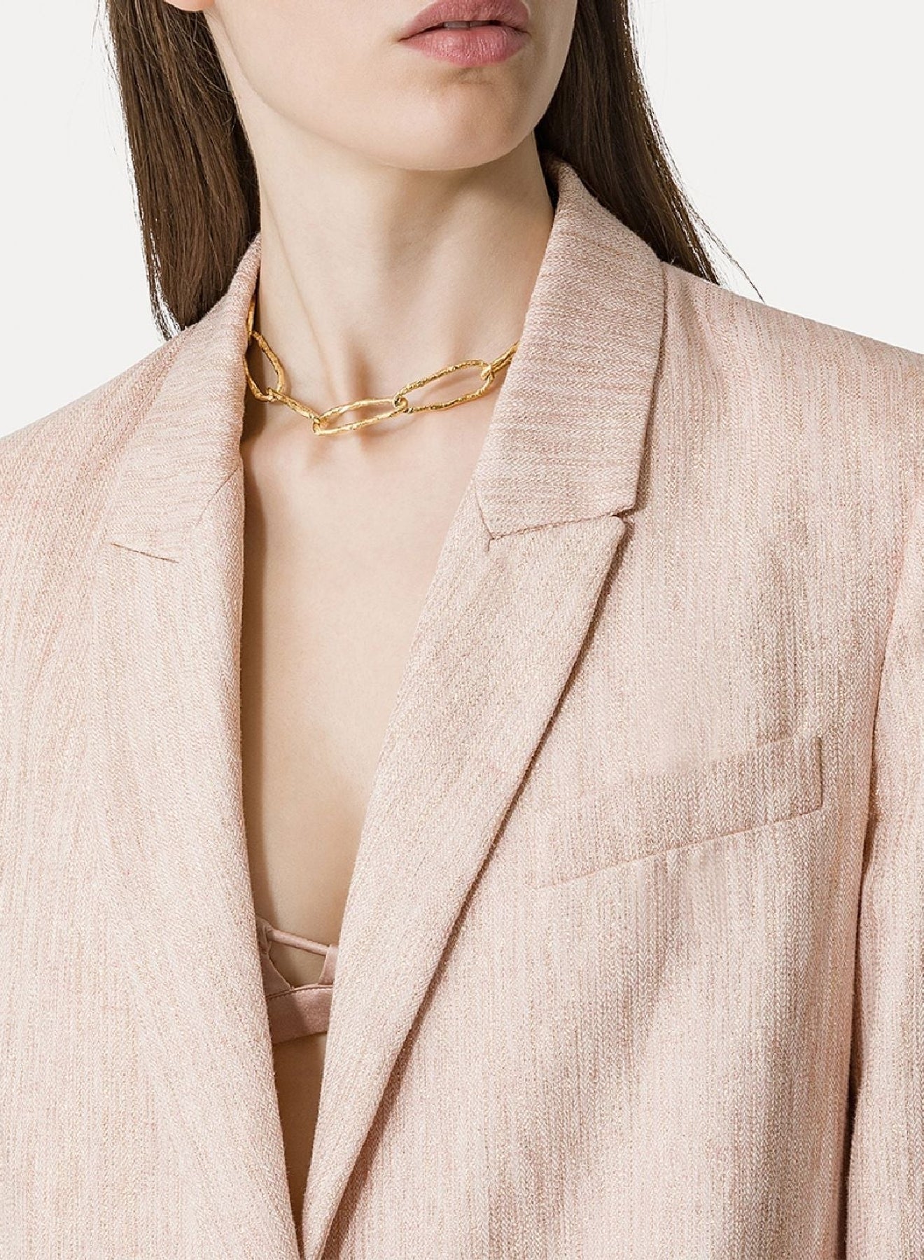 Manteau coupe droite en lin - Petalo