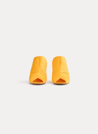 Mules with wedge sole 85 - Mandarin