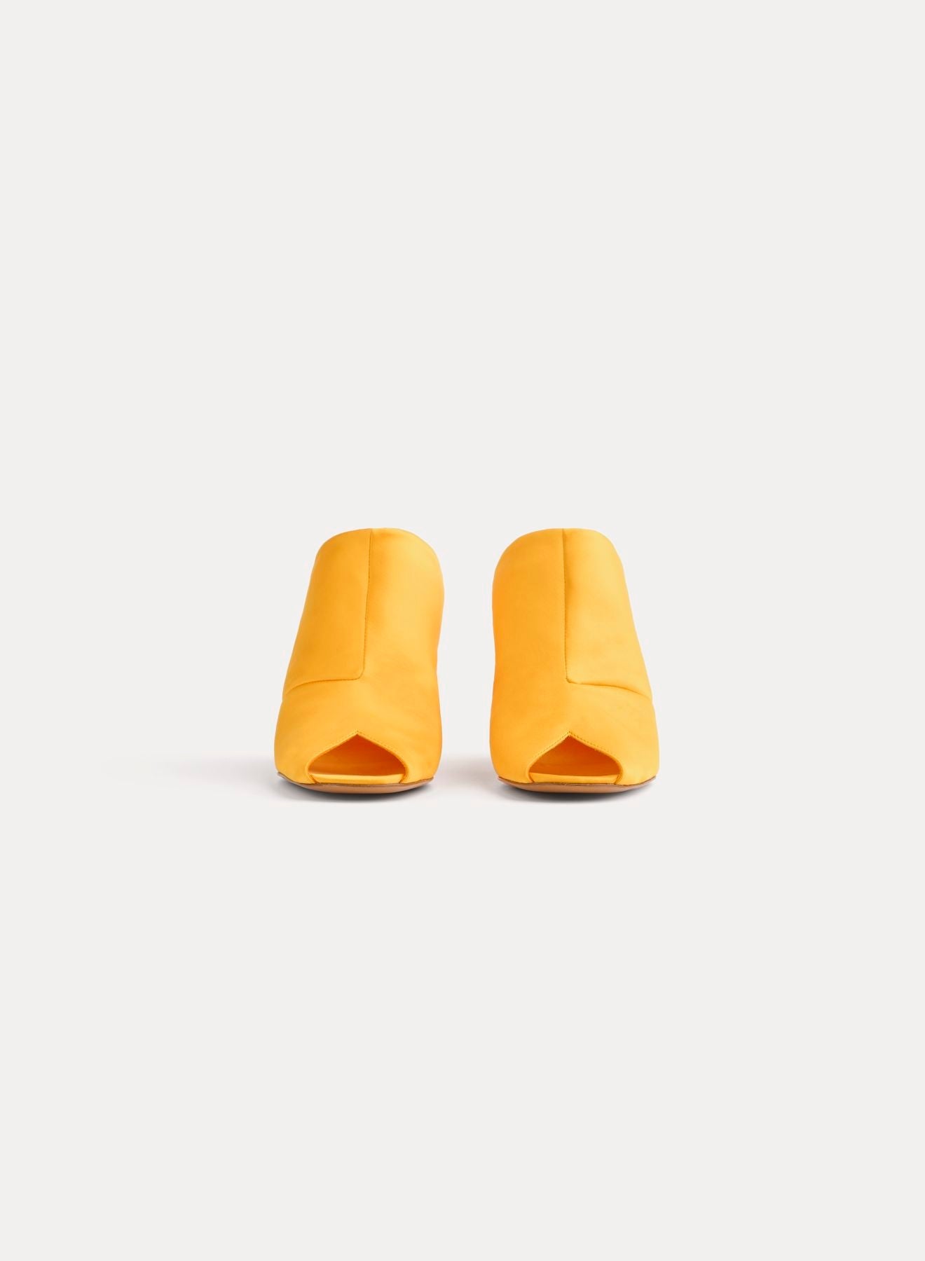 Mules with wedge sole 85 - Mandarin