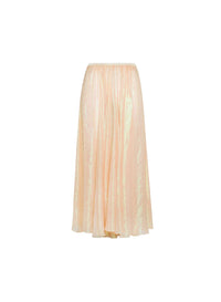Long silk skirt - Cream