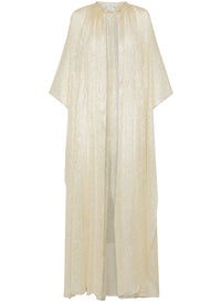 Chic silk and pearl cape - Silver