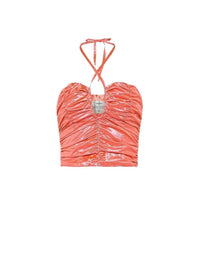Bustier with ribbon tie at neck - Baiser