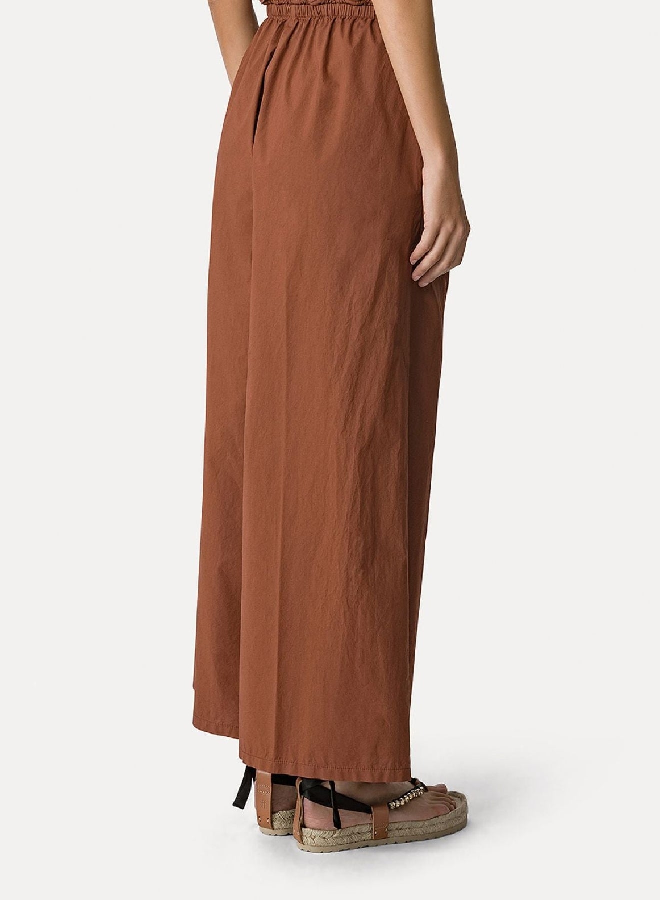 Elasticated trousers - Cioccolato
