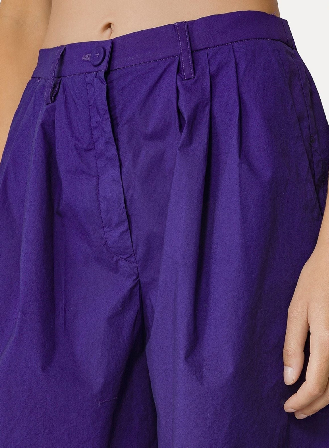 Wide-leg shorts - Saphir