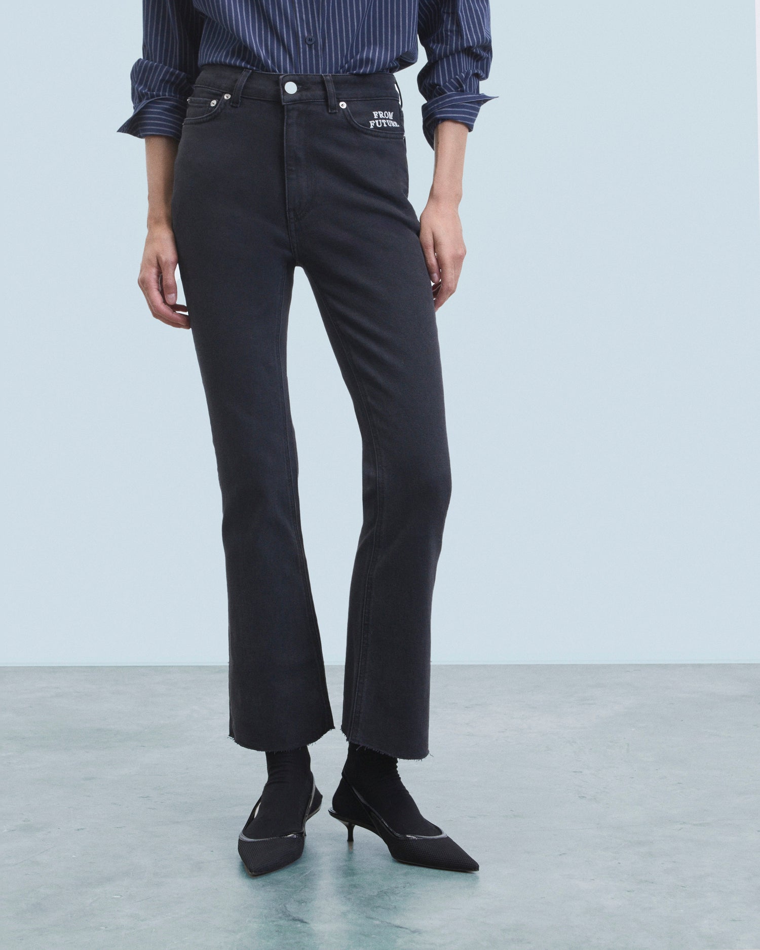 Pantalon Jude en denim - Noir