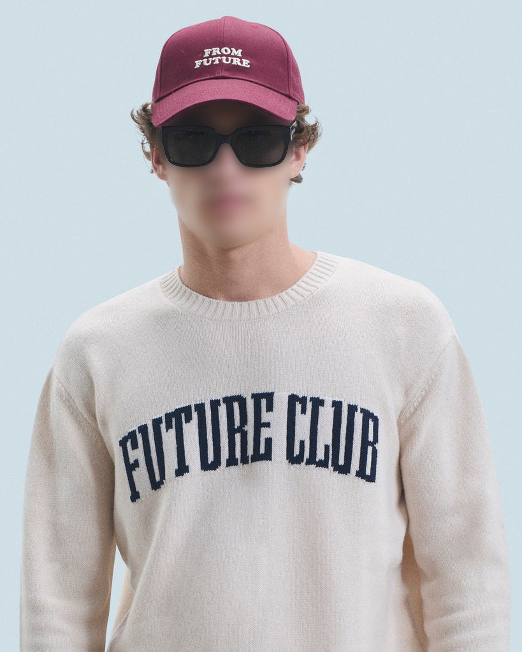 Casquette à visière courbée From Future - Burgundy