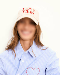 Casquette à visière courbée Love Club - Sable