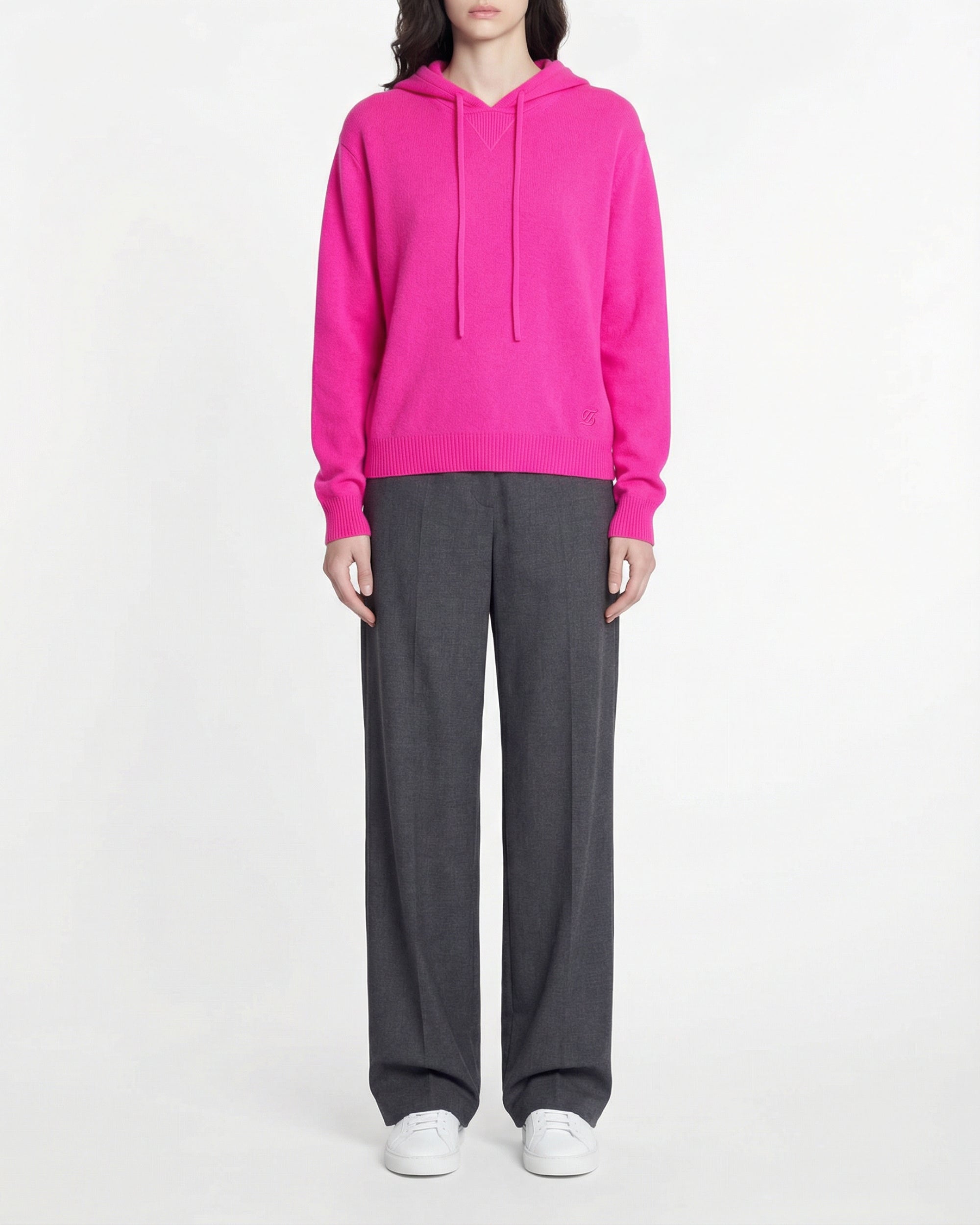 Hoodie en cachemire - Utopic Pink
