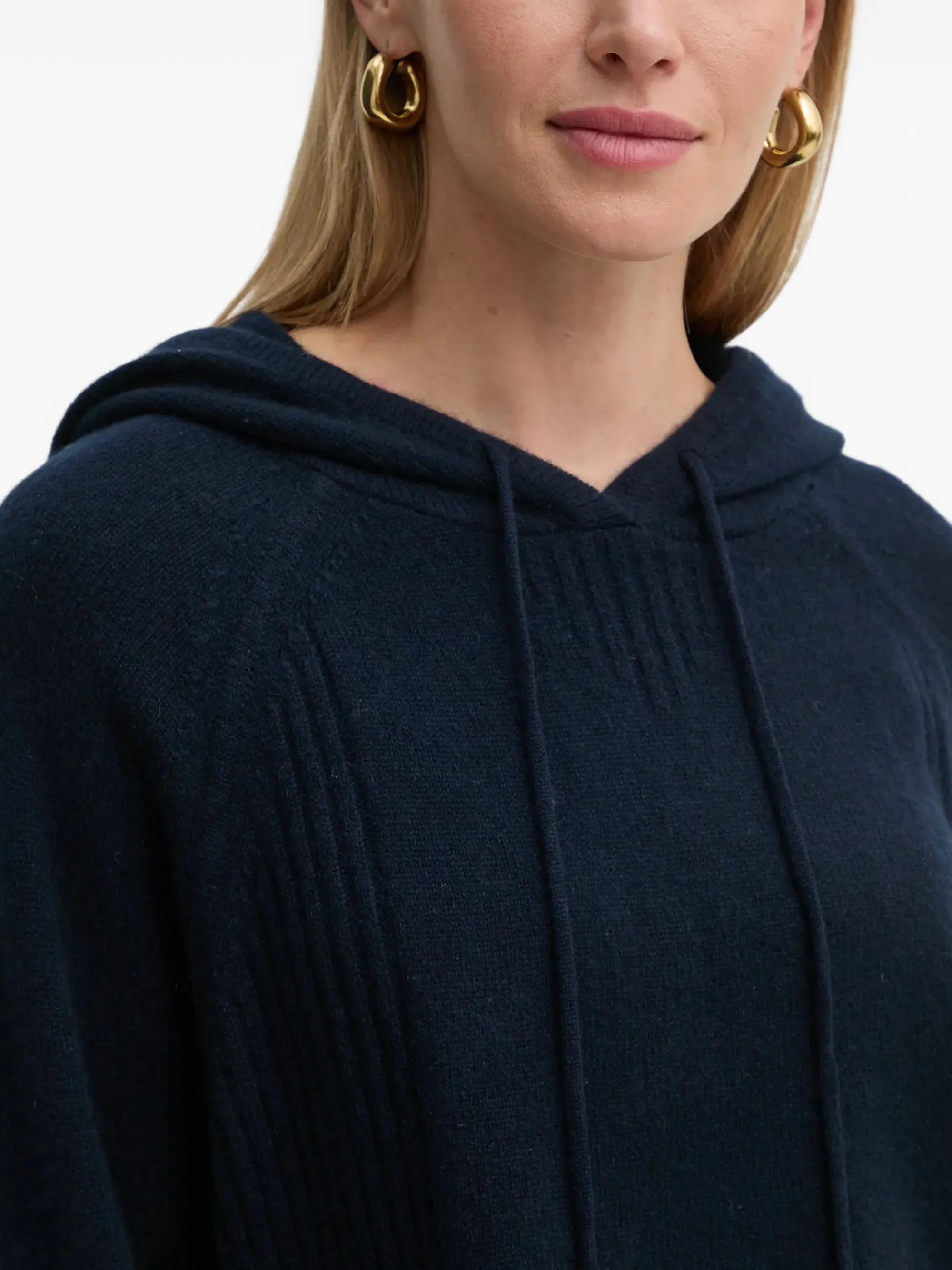 Hoodie en cachemire - Navy