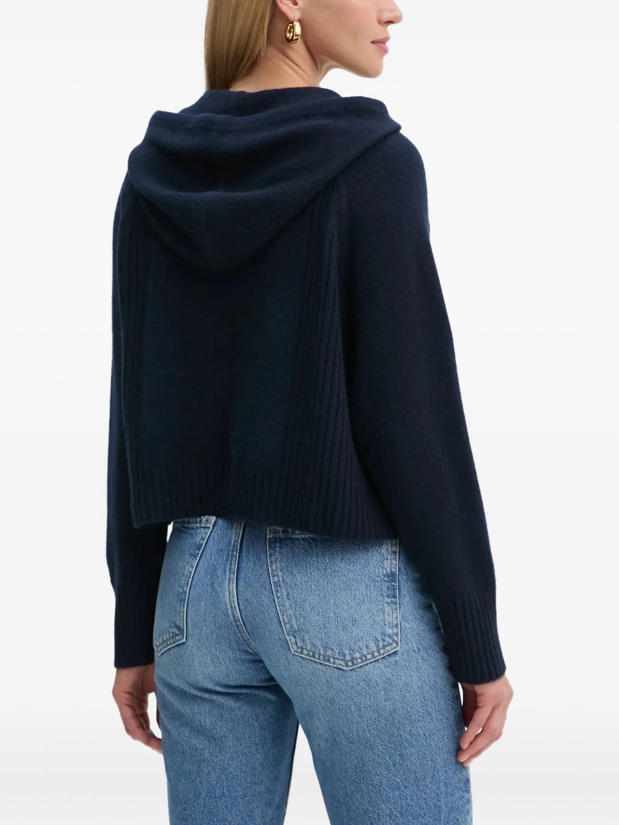 Hoodie en cachemire - Navy