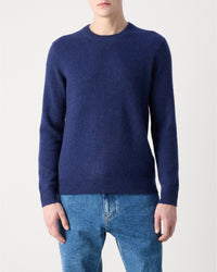 Pull à col rond en cachemire - Dark Blue