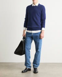 Pull à col rond en cachemire - Dark Blue