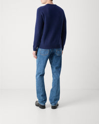 Pull à col rond en cachemire - Dark Blue