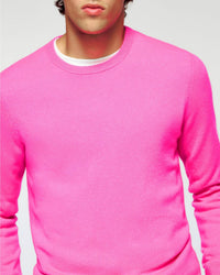 Pull à col rond en cachemire - Pink
