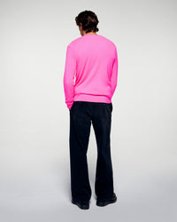 Pull à col rond en cachemire - Pink