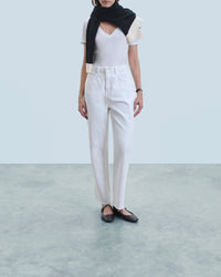 V-neck T-shirt - White