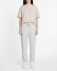 Pantalon de jogging droit à poches - Gris Chiné Clair