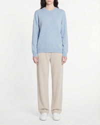 Pull à col rond en cachemire - Grey Blue