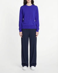 Pull à col rond en cachemire - Magic Purple