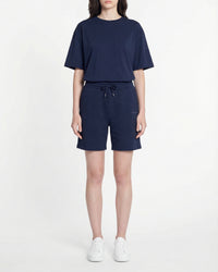 Short droit brodé - Washed Navy