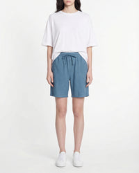 Bermuda en lin - Blue Jean