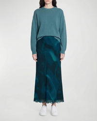Mid-length skirt - Utopic Black