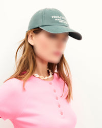 Casquette à visière courbée From Future - Washed Green