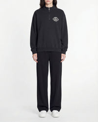 Sweatshirt à col camionneur - Washed Black