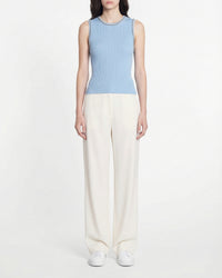 Débardeur à strass en laine - Baby Blue