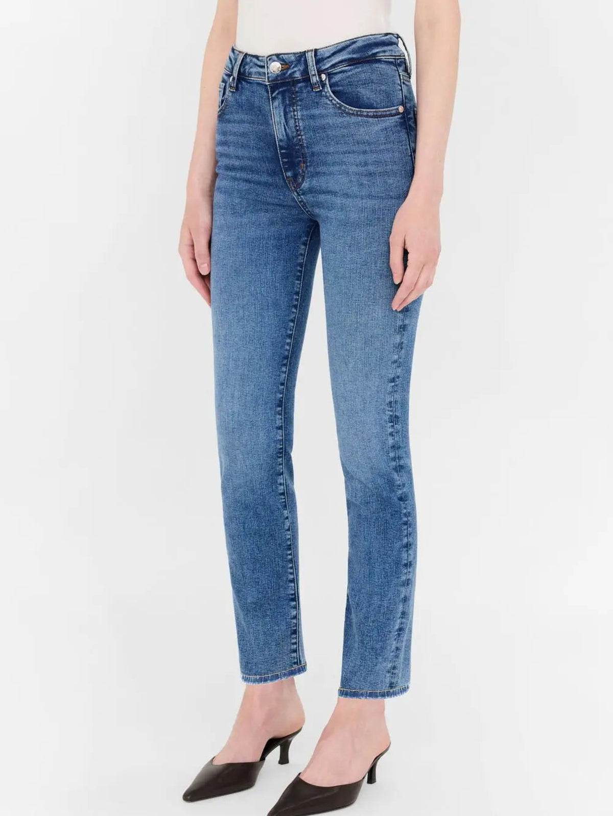 Straight-leg denim trousers - Canals