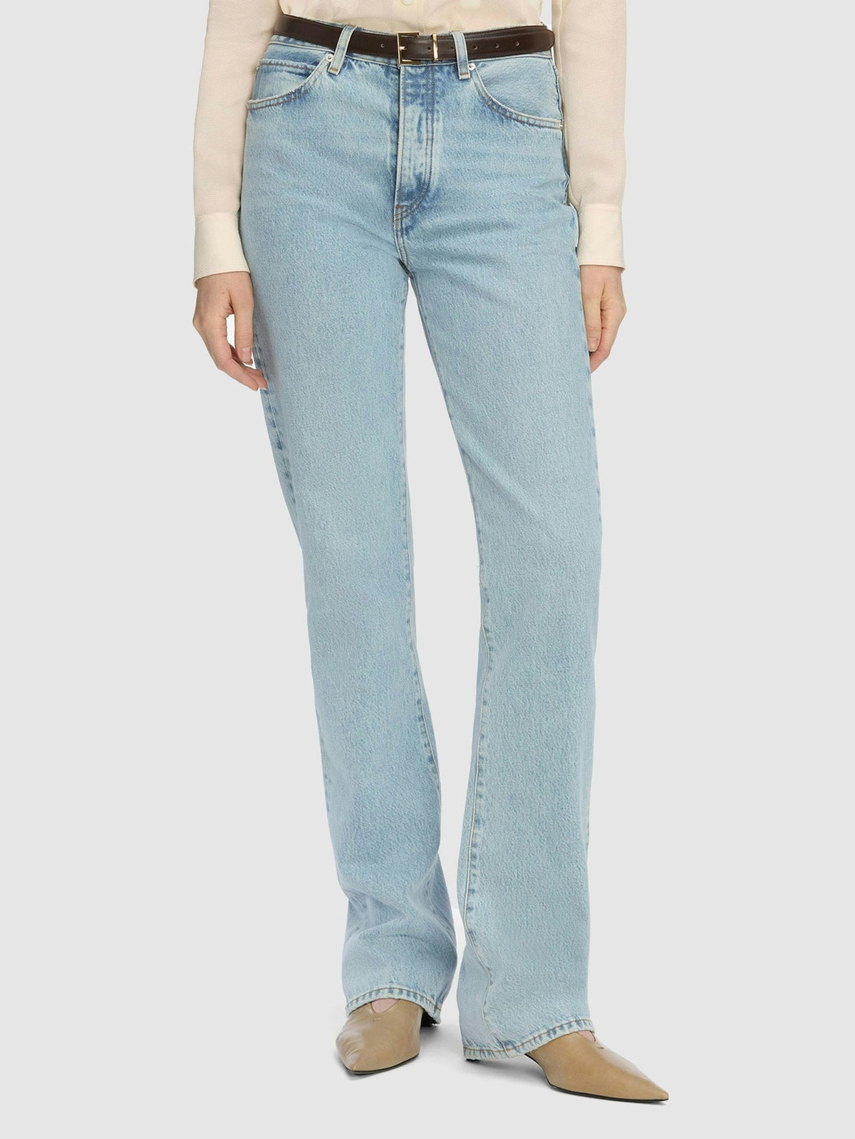 Vertical denim trousers - Johanna